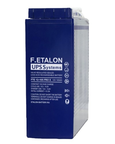 F.ETALON FTE 12-105 PRO X. Аккумулятор герметичный свинцово-кислотный. ETALON в Саранске