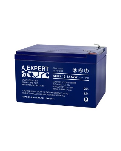A.EXPERT AHRX 12-12-52W. Аккумулятор герметичный свинцово-кислотный. EXPERT в Саранске