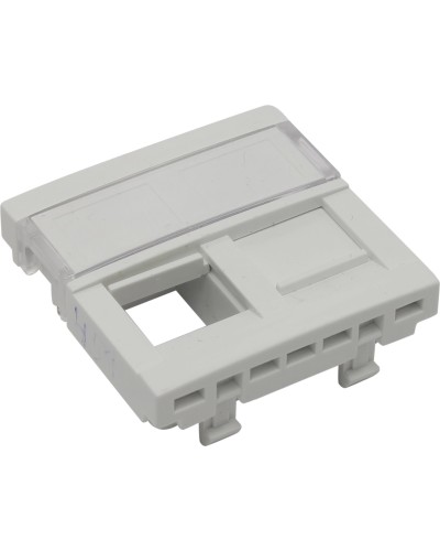 Вставка для 2-х модулей под RJ-45 кат.5e UTP, белая (45971 SBR): Вставка для 2-х модулей в Саранске