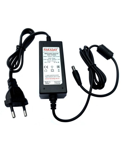 24W/12V/2A. Импульсный блок питания в пластиковом корпусе. FARADAY в Саранске