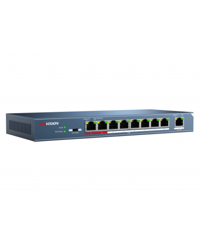 DS-3E0109P-E/M(B). Коммутатор с питанием POE. Hikvision в Саранске