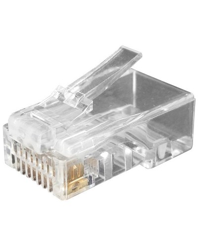 PLUG-8P8C-U-C6-100 (100 шт). Разъем RJ-45. Hyperline в Саранске
