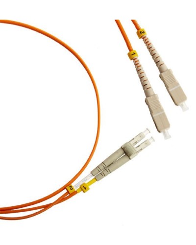 FC-D2-50-LC/PR-SC/PR-H-1M-LSZH-OR. Патч-корд волоконно-оптический LC-SC. Hyperline в Саранске