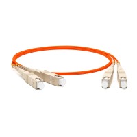 FC-D2-50-SC/PR-SC/PR-H-1M-LSZH-OR. Патч-корд волоконно-оптический SC-SC. Hyperline