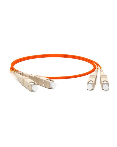 FC-D2-50-SC/PR-SC/PR-H-1M-LSZH-OR. Патч-корд волоконно-оптический SC-SC. Hyperline в Саранске