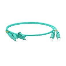 FC-D2-503-LC/PR-LC/PR-H-1M-LSZH-AQ. Патч-корд волоконно-оптический многомодовый. Hyperline
