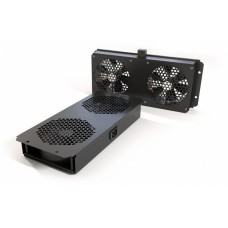 TFAB-T2FR-RAL9004. Модуль вентиляторный потолочный с 2-мя вентиляторами. Hyperline