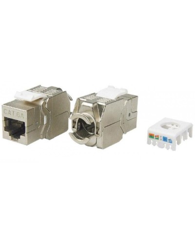 KJ8-8P8C-C6A-180-TLS-SH-F-WH. Вставка Keystone Jack RJ-45. Hyperline в Саранске