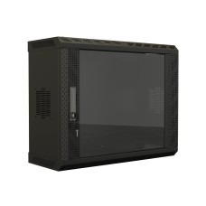 TWS-1225-GP-RAL9004. Шкаф телекоммуникационный 19 настенный 9U. Hyperline