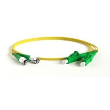 FC-D2-9-FC/AR-LC/AR-H-2M-LSZH-YL. Патч-корд волоконно-оптический одномодовый. Hyperline