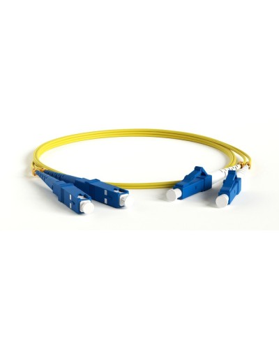 FC-D2-9-LC/UR-SC/UR-H-20M-LSZH-YL. Патч-корд волоконно-оптический одномодовый. Hyperline в Саранске