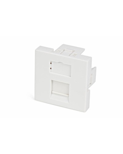 SIP2-1K-M45-45. Вставка 45х45 для 1 модуля формата Keystone Jack, со шторкой. Hyperline в Саранске
