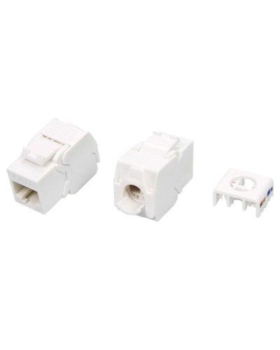 KJ8-8P8C-C6-180-TLS-WH. Вставка Keystone Jack RJ-45. Hyperline в Саранске