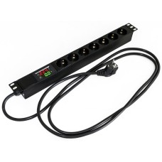 SHE19-7SH-AV-2.5EU. Блок розеток 19. Hyperline