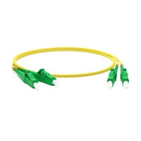 FC-D2-9-LC/AR-LC/AR-H-3M-LSZH-YL. Патч-корд волоконно-оптический одномодовый. Hyperline