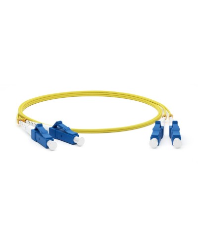 FC-D2-9-LC/UR-LC/UR-H-15M-LSZH-YL. Патч-корд волоконно-оптический одномодовый. Hyperline в Саранске