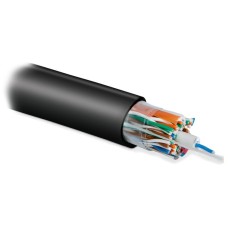 UUTP25W-C5-S24-OUT-PE-BK. Кабель «витая пара» (LAN) для структурированных систем связи. Hyperline