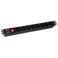 SHE19-8SH-S-IEC. Блок розеток 19. Hyperline