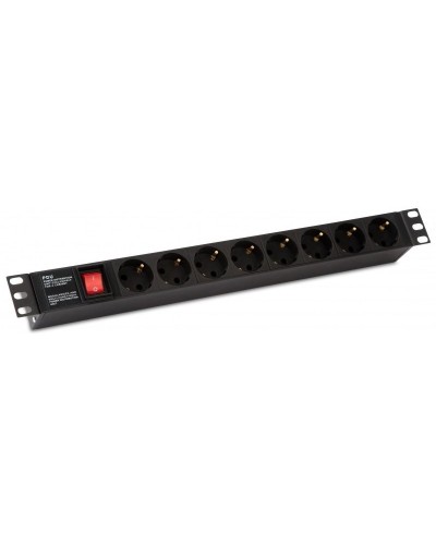 SHE19-8SH-S-IEC. Блок розеток 19. Hyperline в Саранске