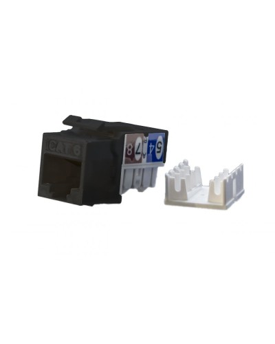 KJ9-8P8C-C6-90-BK. Вставка Keystone Jack RJ-45. Hyperline в Саранске