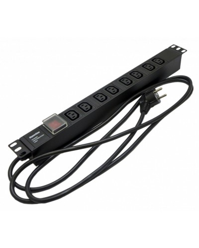 SHE19-8IEC-S-2.5EU. Блок розеток 19. Hyperline в Саранске