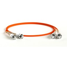 FC-D2-50-ST/PR-ST/PR-H-1M-LSZH-OR. Патч-корд волоконно-оптический многомодовый. Hyperline