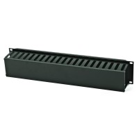 CM-2U-PL-COV. Кабельный организатор пластиковый с крышкой, 19, 2U. Hyperline