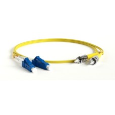 FC-D2-9-SC/UR-ST/UR-H-2M-LSZH-YL. Патч-корд волоконно-оптический ST-SC. Hyperline