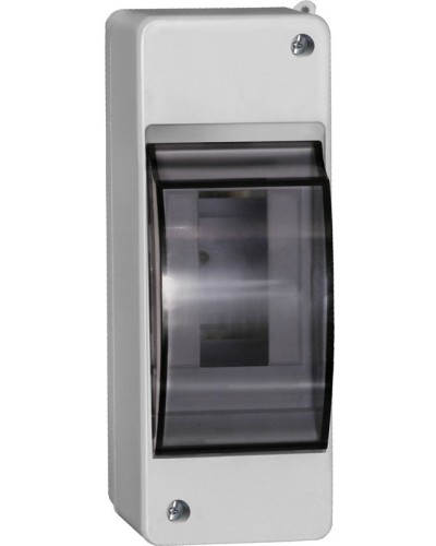 Корпус пластиковый КМПн 2/2 IP30 белый KREPTA 3 (MKP42-N-02-30-20). Щиток модульный с прозрачной дверцей, настенный. IEK в Саранске