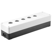 Корпус КП105(6) для кнопок 5(6) мест белый (BKP10-6-K01). Корпус для кнопочных постов. IEK