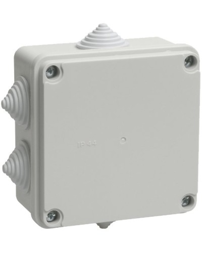 Коробка распаячная КМ41233 100х100х50 открытой проводки IP44 6 гермовводов серая (UKO11-100-100-050-K41-44). Коробка распаячная безгалогенная (HF). IEK в Саранске