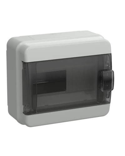 Корпус пластиковый КМПн-8 IP65 TEKFOR (TF5-KP72-N-08-65-K03-K02). Корпус модульный пластиковый черная прозрачная дверь. IEK в Саранске