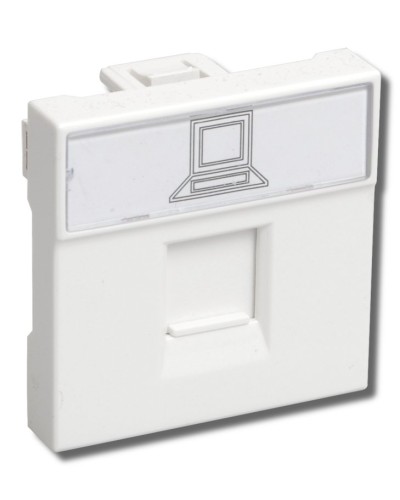 РКИ-20-00-П RJ-45 UTP белая (CKK-40D-RI2-K01). Розетка информационная 2 модуля ПРАЙМЕР. IEK в Саранске
