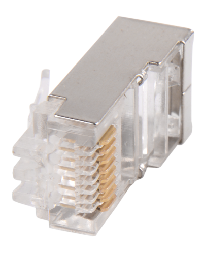 GENERICA Разъём RJ-45 FTP для кабеля кат. 5Е (20 шт) (CS3-1C5EF-G). Разъем RJ-45. IEK в Саранске
