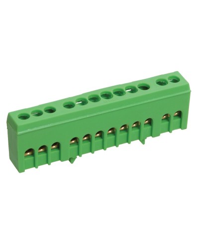 Шина PE земля ШНИ-6х9-10-К-З (YNN10-69-10KD-K06). Шина в корпусном изоляторе на DIN-рейку. IEK в Саранске