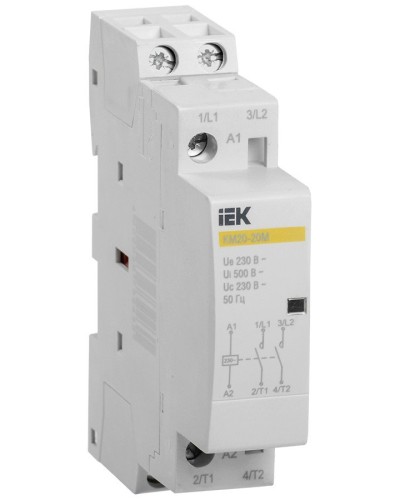 Контактор модульный КМ20-20М AC (MKK11-20-20). Контактор модульный. IEK в Саранске