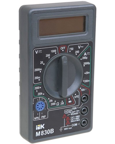 Мультиметр цифровой Universal M830B (TMD-2B-830). Мультиметр цифровой. IEK в Саранске