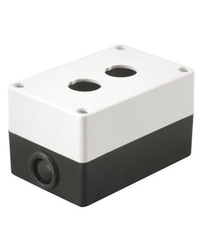 Корпус КП102 для кнопок 2 места белый (BKP10-2-K01). Корпус для кнопочных постов. IEK в Саранске