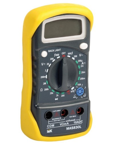 Мультиметр цифровой Master MAS830L (TMD-3L-830). Мультиметр цифровой. IEK в Саранске