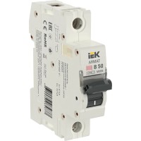 M06N 1P B 50А 6кА ARMAT (AR-M06N-1-B050). Автоматический выключатель. IEK