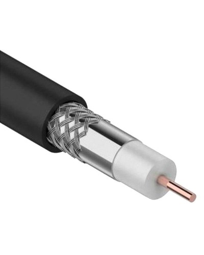 GENERICA RG11 CCS 75Ом FPE PVC черный (CC1-R1F1-119-300-G). Кабель коаксиальный омедненный. IEK в Саранске