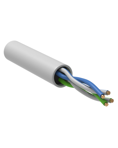 GENERICA U/UTP кат. 5E 24AWG 2 пары LSZH INDOOR белый (BC1-C5E02-128-305-G). Кабель «витая пара» (LAN) для структурированных систем связи. IEK в Саранске