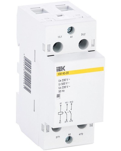 Контактор модульный КМ40-20 AC (MKK11-40-20). Контактор модульный. IEK в Саранске