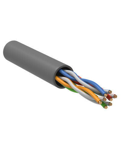 GENERICA U/UTP кат.5E 24AWG 4 пары LSZH серый (BC1-C5E04-121-305-R-G). Кабель «витая пара» (LAN) для структурированных систем связи. IEK в Саранске