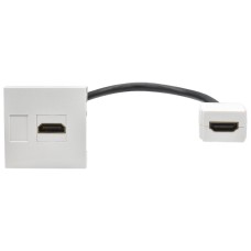 Розетка HDMI M/M PRIMER РКМ-20-10-П белый IEK (PR-KK40D-RH-0-2-K01). Розетка HDMI. IEK