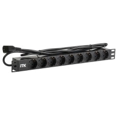 PH22-9D2-P. Блок розеток 19”. ITK
