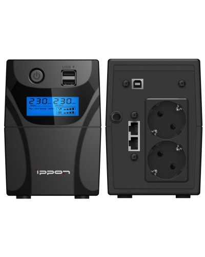 Ippon Back Power Pro II 850 Euro (1005575). Источник бесперебойного питания. Ippon в Саранске