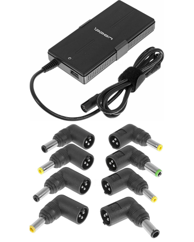 Блок питания Ippon S65U автоматический 65W 15V-19.5V 11-connectors 3.5A 1xUSB 2.1A, LED индикатор (651781). Блок питания. Ippon в Саранске