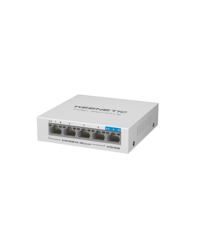 Keenetic KN-4610 (L2) 5х1Гбит/с 4PoE+ 60W. Коммутатор с PoE. KEENETIC в Саранске