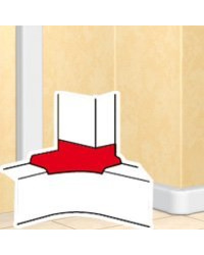 Отвод угловой для короба DLP 35х80/105, 50х80/150 (010763): Отвод угловой в Саранске